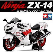 Kawasaki Ninja ZX-14 special color.TAMIYA機車模型- 麗王